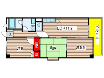 間取図 ベルグリ－ン