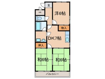 間取図 惟信ハイツ