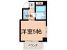ハイツイズミ 1Kの間取り