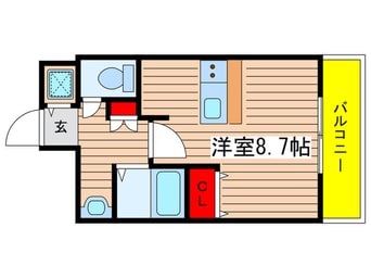 間取図 プレサンス泉セントマーク(613)