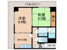 ネオハイツ大須(617) 2DKの間取り
