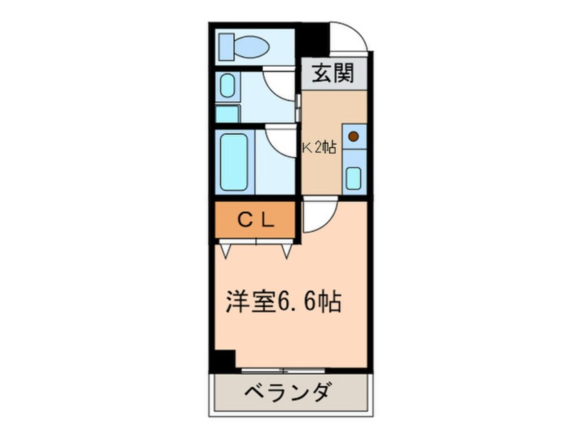 間取図 アム－ル杉栄