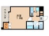ウイステリア千種 1Kの間取り