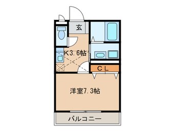 間取図 セレ－ノ