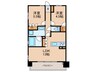 Alivis金山East 2LDKの間取り