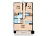 Alivis金山East 2LDKの間取り