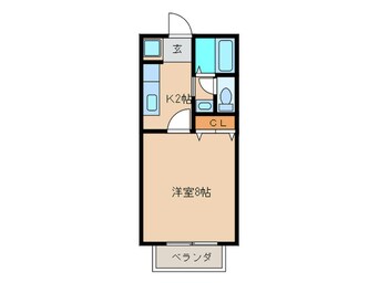 間取図 サン・ｆｒｉｅｎｄｓ赤塚