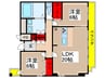 ラッフル泉 2LDKの間取り