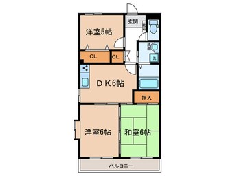 間取図 グランドール小本本町