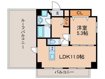 間取図 グランテラス栄南