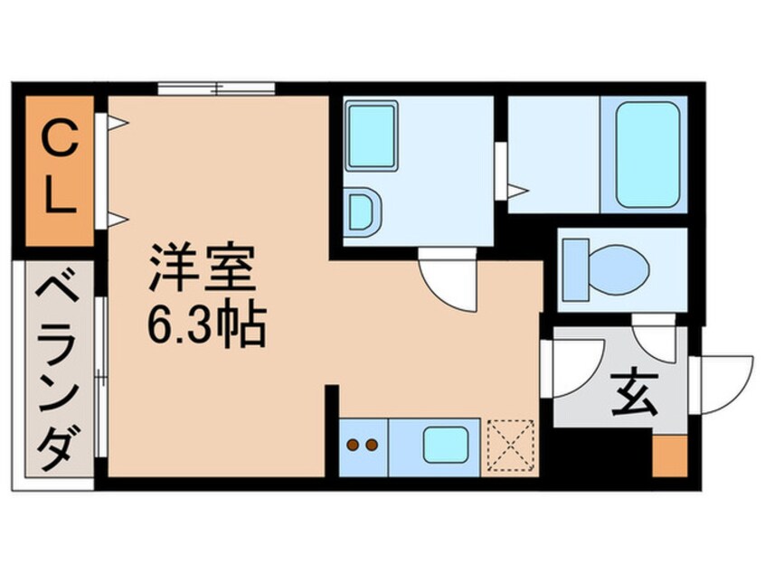 間取図 ハーモニーテラス稲生町Ⅱ