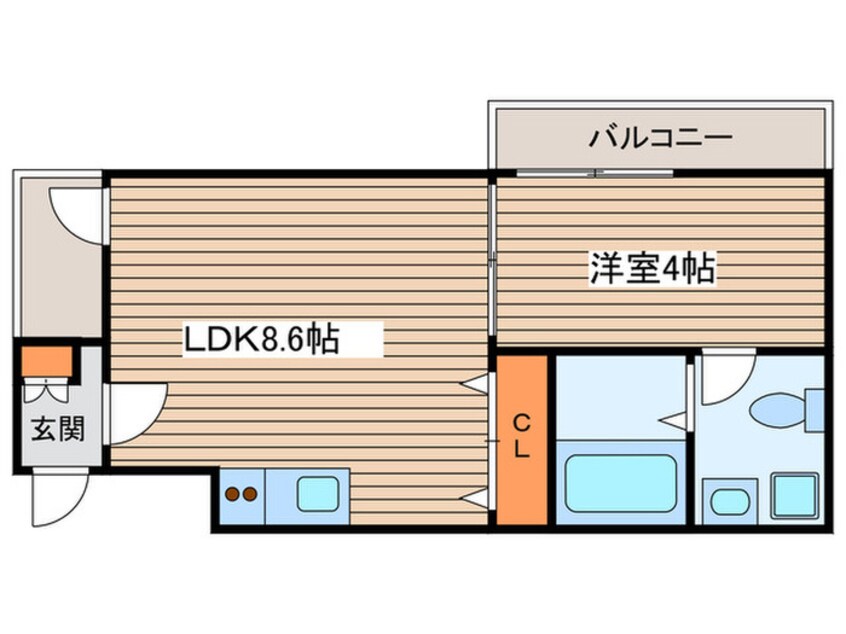 間取図 ノーザンクロス