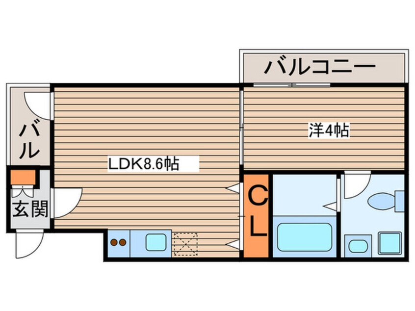 間取図 Ｓｏｕｔｈｅｒｎ　Ｃｒｏｓｓ