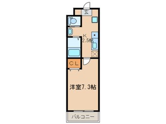 間取図 Ａ・Ｃｉｔｙ東岸