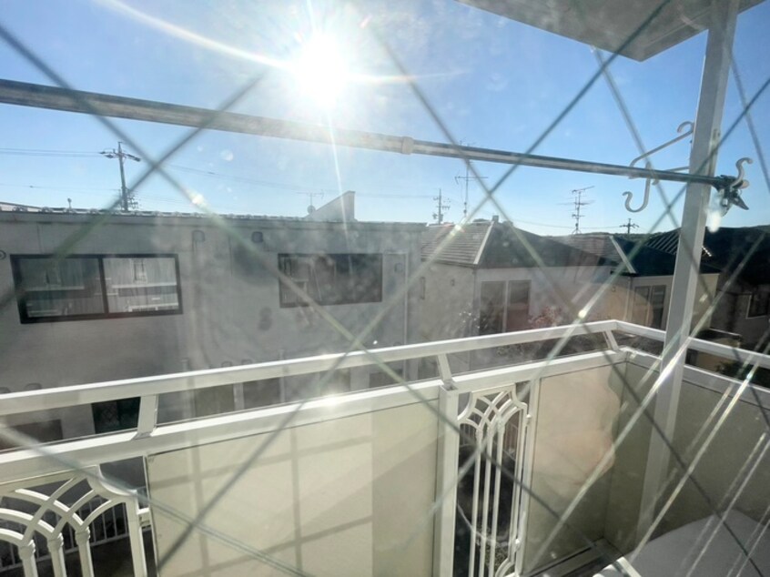 室内からの展望 AME　YAKIYAMA