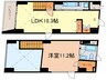 ＮＢＭ則武 1LDKの間取り