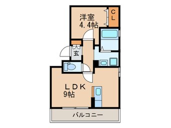 間取図 セジュール古橋Ⅲ