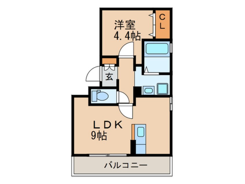 間取図 セジュール古橋Ⅲ