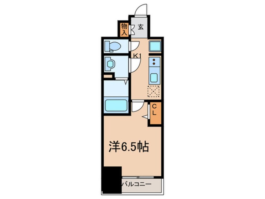 間取図 ﾃﾞｨｱﾚｲｼｬｽ名古屋太閤通