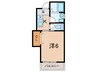 ファインハイツ 1Kの間取り