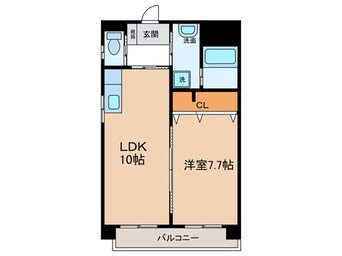 間取図 シェソワ八社