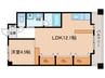 名星ビル 1LDKの間取り