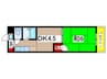コ－プクレイン(2F･3F) 1DKの間取り
