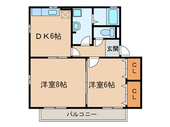 間取図 シャンクレール南花長