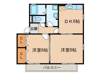 間取図 シャンクレール南花長