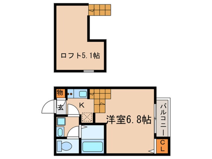 間取図 ロタノワール山王