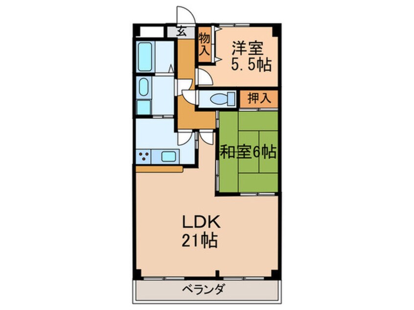 間取図 ハイツエクシード