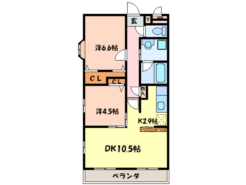 間取図 クリスタルスクエア