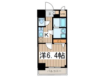 間取図 ｴｽﾘｰﾄﾞ名古屋STATIONWEST(402)