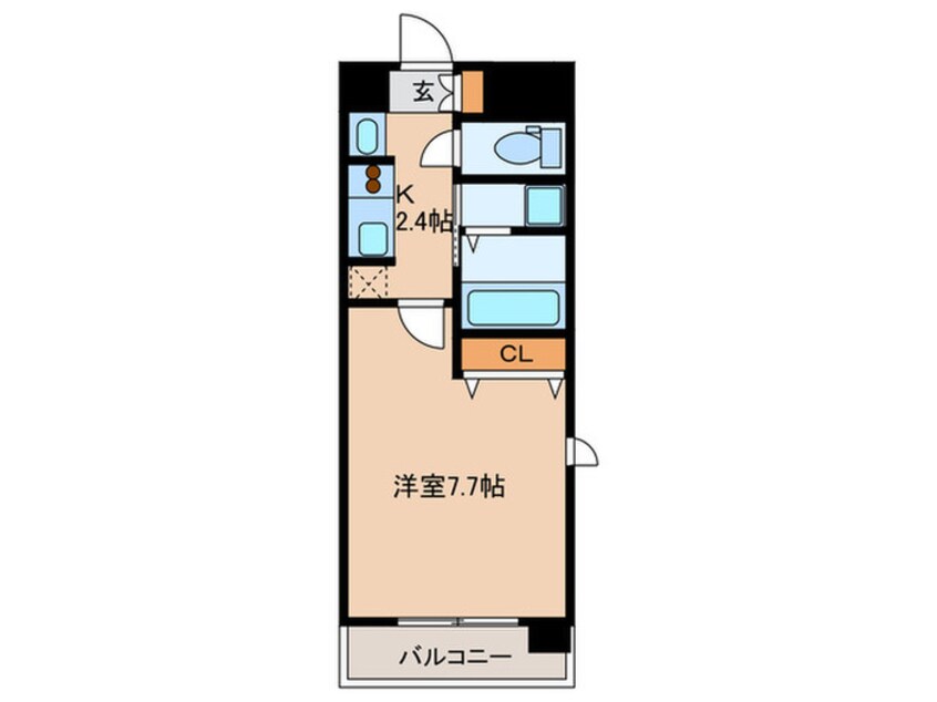 間取図 ブルームライフ黒川