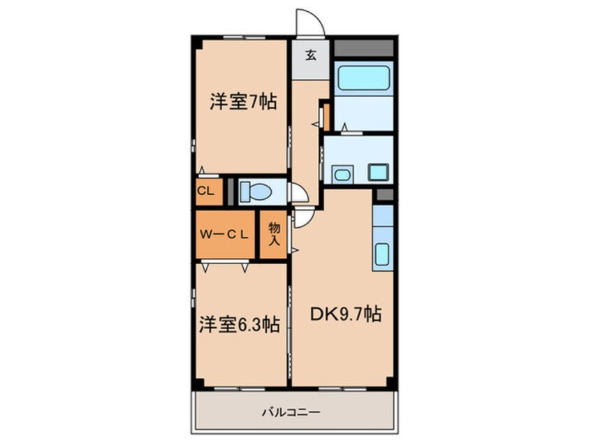 間取図 ウィルあじま
