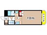 エクセル塩釜Ⅲ 1Kの間取り