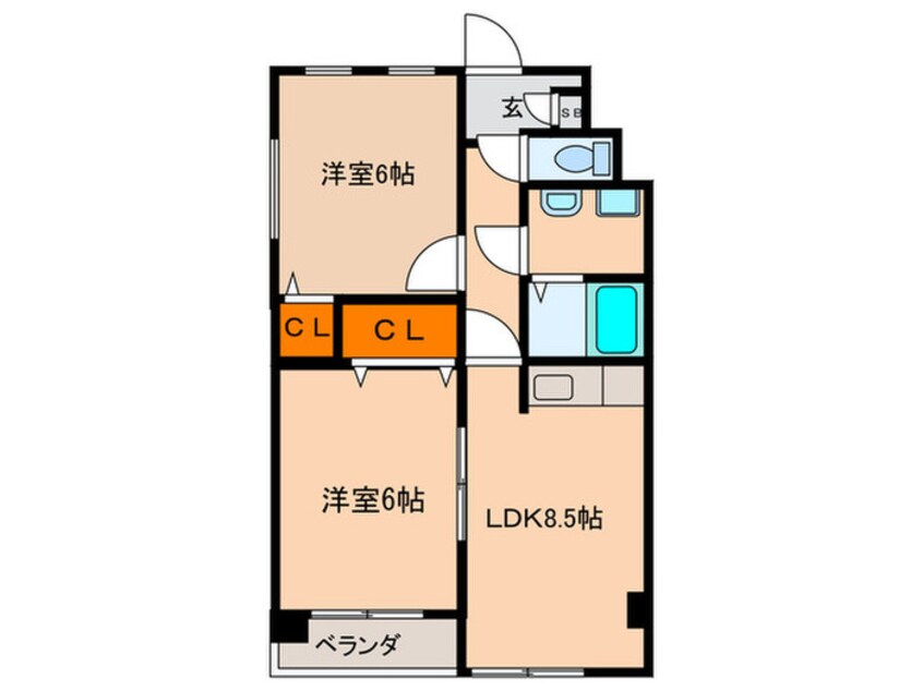 間取図 レナジア三郷