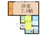 すみれビル 1Kの間取り