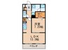 Ｇｒａｚｉａ 1LDKの間取り