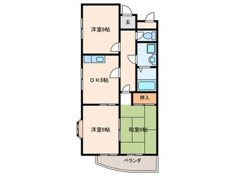 間取図 ﾈｵﾊｲﾂ高上