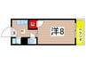 旭ハイツ 1Kの間取り