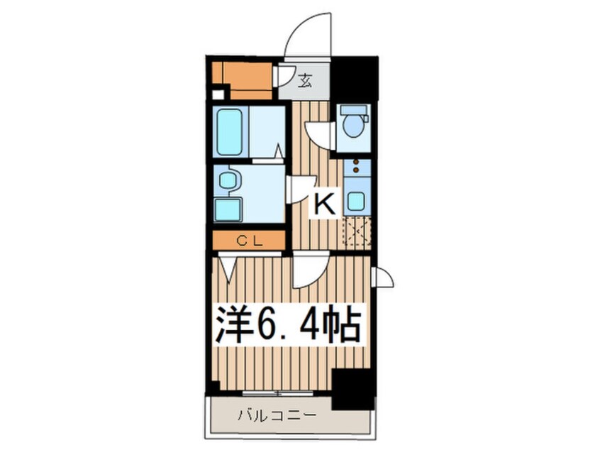 間取図 ｴｽﾘｰﾄﾞ名古屋STATIONWEST(803)