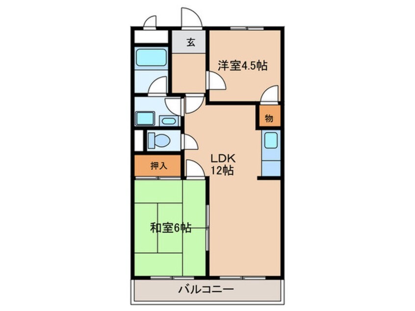 間取図 ウインズ江南