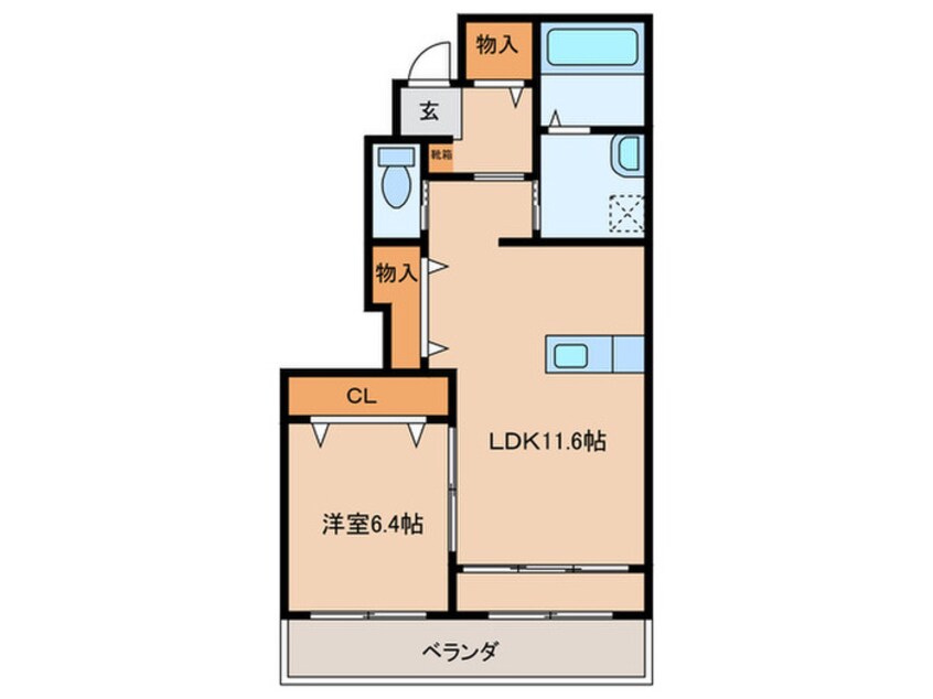 間取図 グレーシア