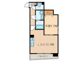 間取図 Ｌａ　Ｆａｃａｄｅ
