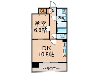 間取図 Ｌａ　Ｆａｃａｄｅ