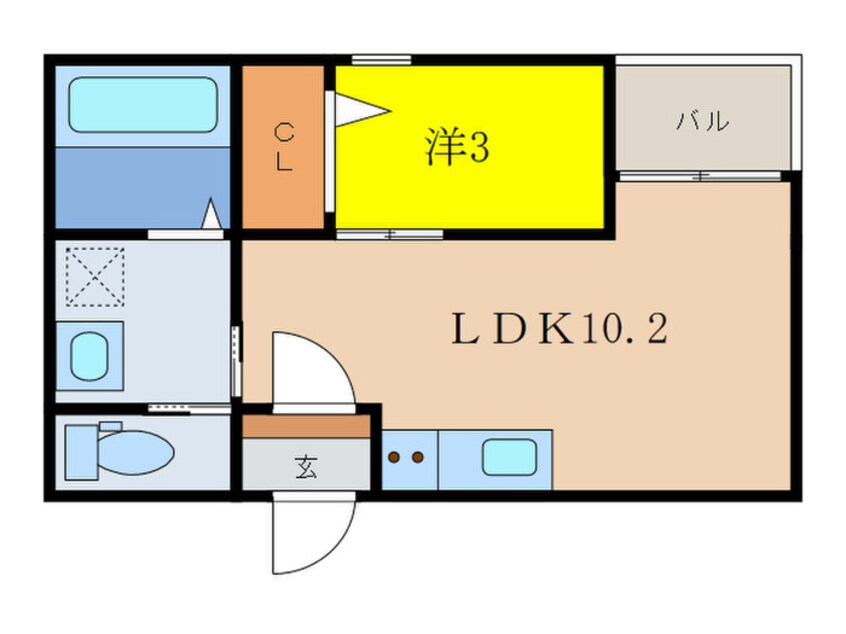 間取図 ステラ三吉町