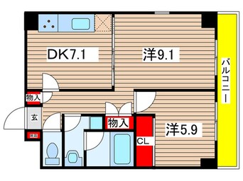 間取図 エミナンス汐路