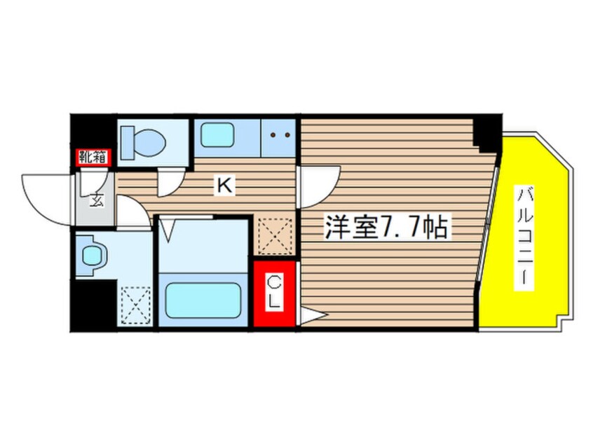 間取図 アトネス1604