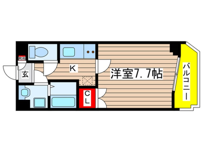 間取図 アトネス1604